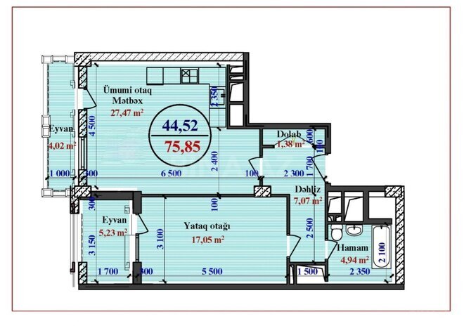 Satılır 2 otaqlı yeni tikili 76 m², Elmlər Akademiyası m., photo 26 from 32