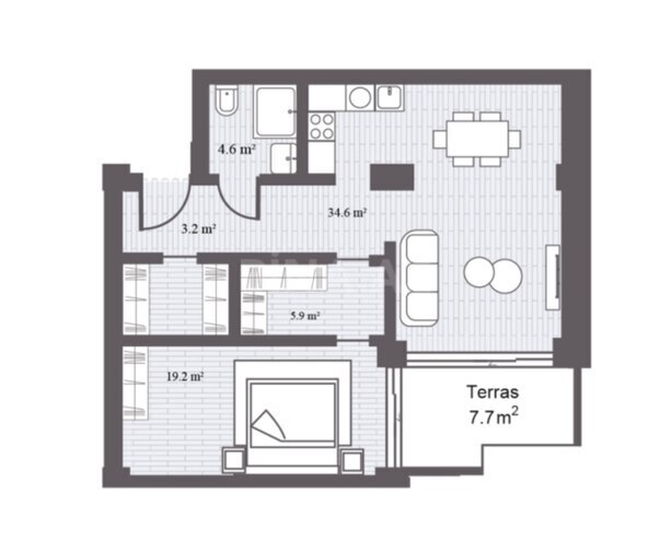 Satılır 2 otaqlı yeni tikili 93.8 m², Sea Breeze q., photo 3 from 11
