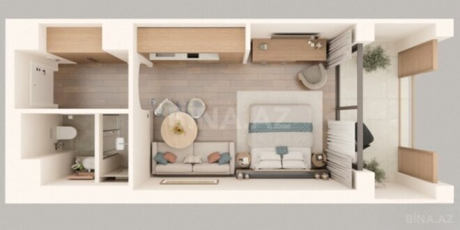Продаётся 1-комн. новостройка 48.9 м², пос. Sea Breeze, photo 8 from 14