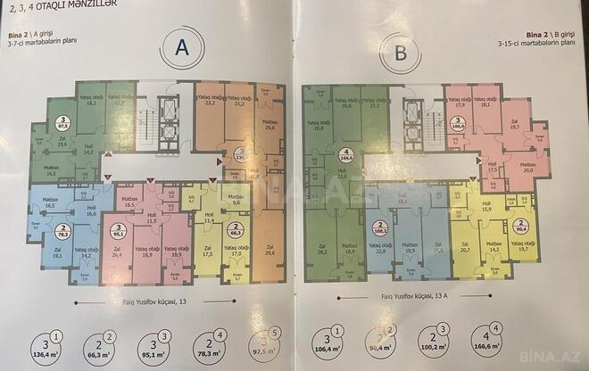 Продаётся 3-комн. новостройка 136.4 м², м. Нариман Нариманов, photo 3 from 8