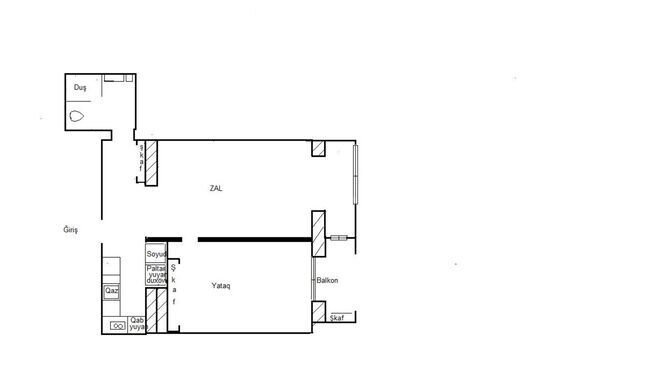 Продаётся 2-комн. новостройка 68.3 м², м. Шах Исмаил Хатаи, photo 14 from 24