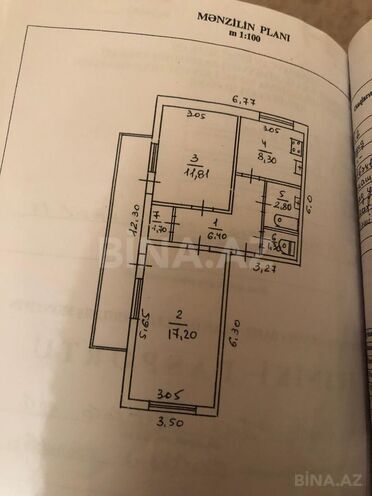 Satılır 2 otaqlı köhnə tikili 61 m², Həzi Aslanov m., photo 3 from 14