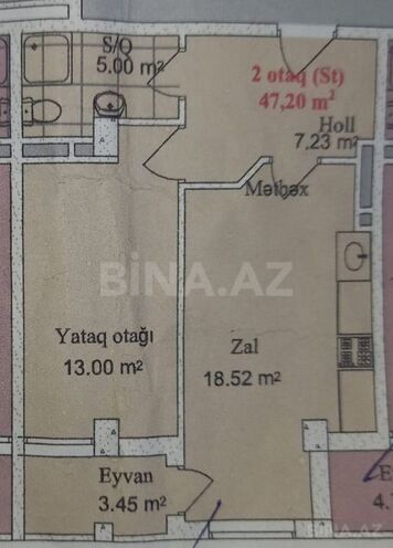 Продаётся 1-комн. новостройка 47.2 м², пос. Масазыр, photo 4 from 15