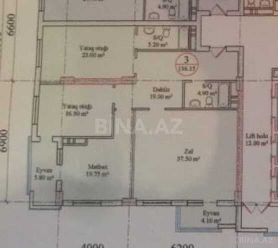 Продаётся 3-комн. новостройка 136 м², м. Нариман Нариманов, photo 3 from 10