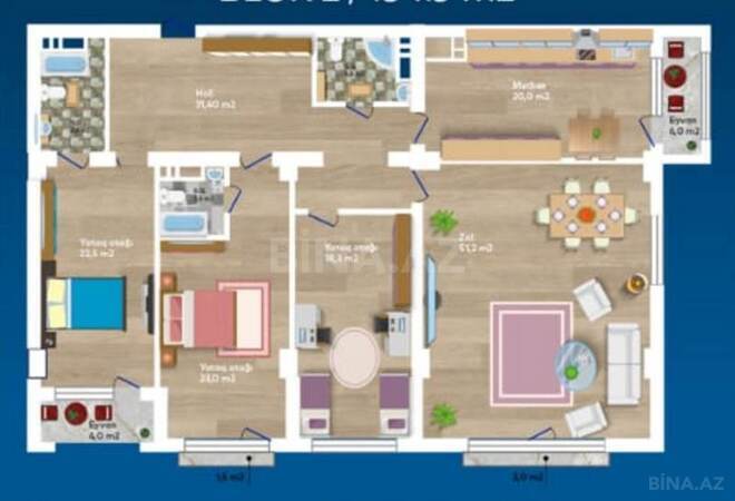 Продаётся 4-комн. новостройка 195 м², м. 28 мая, photo 6 from 18