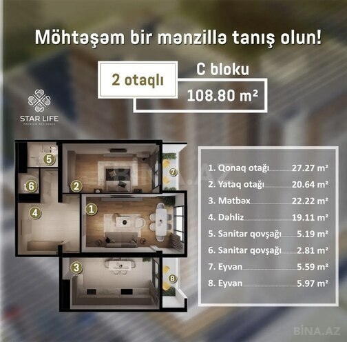 Продаётся 3-комн. новостройка 110 м², м. 8 ноября, photo 4 from 32