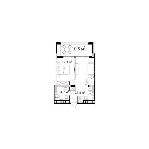 Продаётся 2-комн. новостройка 62.5 м², пос. Нардаран, photo 7 from 8