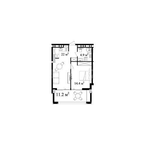 Продаётся 2-комн. новостройка 64 м², пос. Нардаран, photo 7 from 8