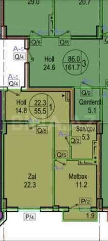 Продаётся 1-комн. новостройка 55 м², м. Нариман Нариманов, photo 1 from 16