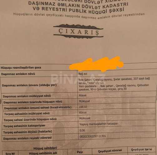 Продаётся 5-комн. дом/дача 200 м², пос. Гобустан, photo 3 from 13