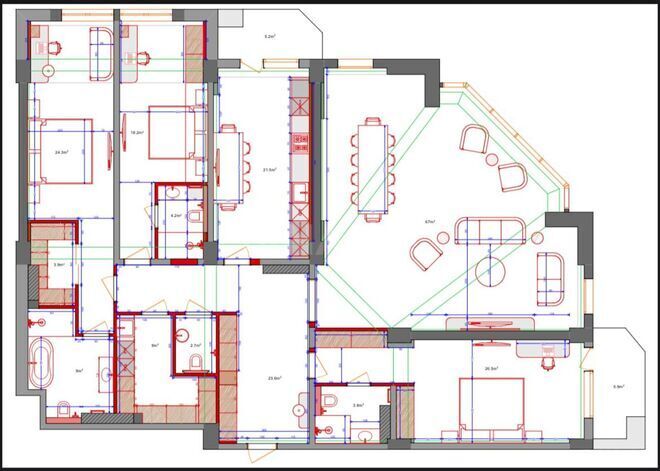 Satılır 4 otaqlı yeni tikili 230 m², 28 May m., photo 10 from 11