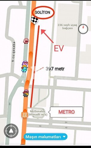 Satılır 3 otaqlı köhnə tikili 60 m², Əhmədli m., photo 24 from 25