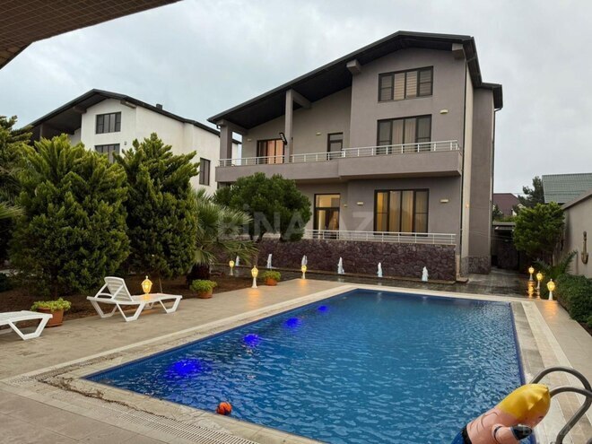 İcarəyə verilir 6 otaqlı həyət evi/bağ evi 600 m², Şüvəlan q., photo 1 from 32