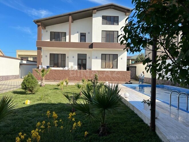 İcarəyə verilir 6 otaqlı həyət evi/bağ evi 450 m², Şüvəlan q., photo 1 from 28