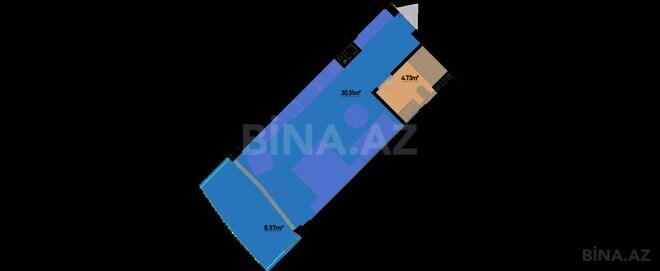 Satılır 1 otaqlı yeni tikili 50 m², Nardaran q., photo 7 from 8