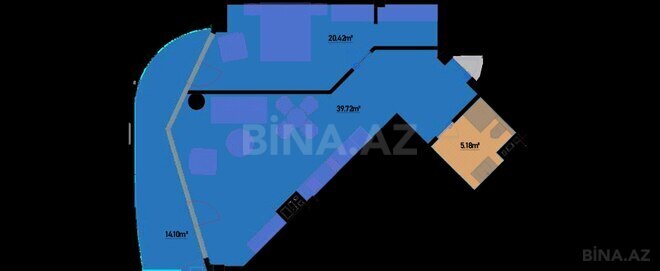 Продаётся 2-комн. новостройка 90.5 м², пос. Нардаран, photo 7 from 8