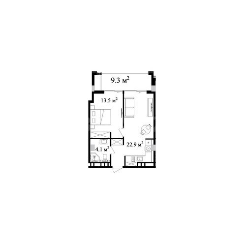 Satılır 2 otaqlı yeni tikili 59.9 m², Nardaran q., photo 7 from 8