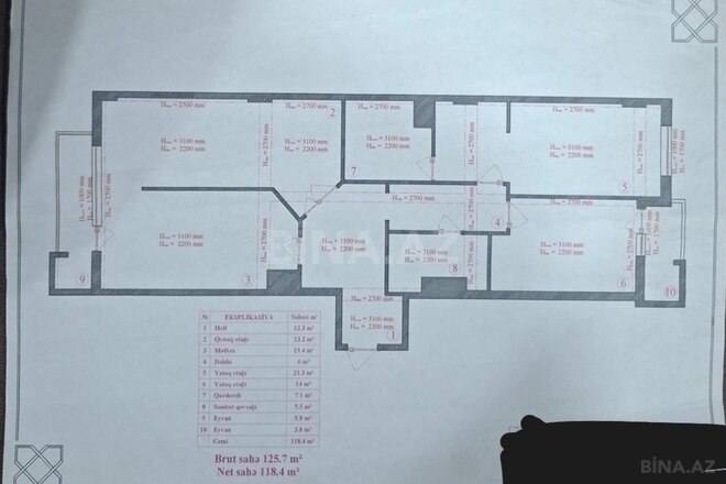 Satılır 3 otaqlı yeni tikili 126 m², Gənclik m., photo 3 from 16