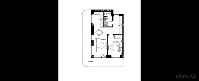 Продаётся 2-комн. новостройка 81.9 м², пос. Нардаран, photo 7 from 8