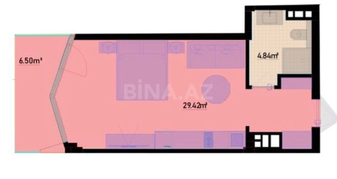 Продаётся 1-комн. новостройка 47.5 м², пос. Sea Breeze, photo 9 from 10