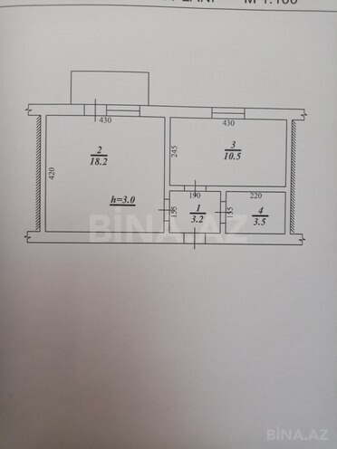 Продаётся 1-комн. вторичка 40 м², пос. Мамедли, photo 5 from 12