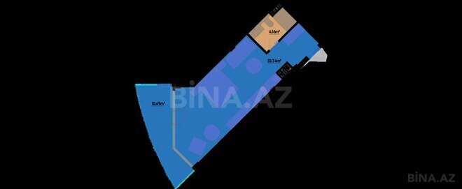 Продаётся 1-комн. новостройка 55.2 м², пос. Нардаран, photo 7 from 8