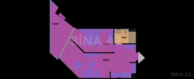 Продаётся 2-комн. новостройка 73.9 м², пос. Нардаран, photo 7 from 8