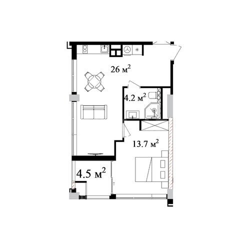 Satılır 2 otaqlı yeni tikili 59.1 m², Nardaran q., photo 7 from 8