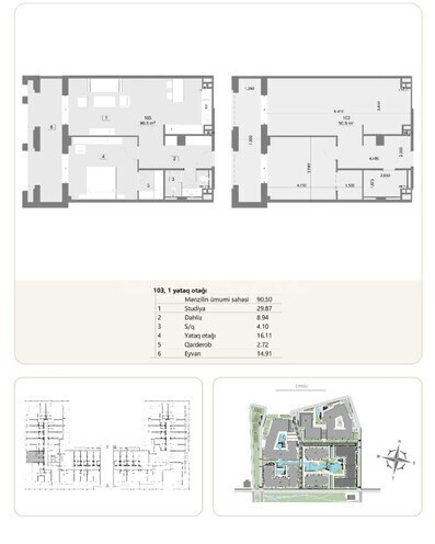 Продаётся 2-комн. новостройка 90.5 м², пос. Sea Breeze, photo 3 from 15