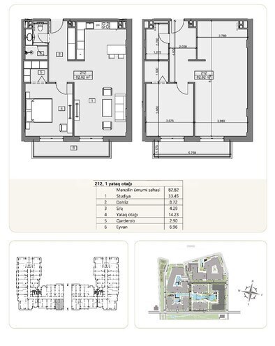 Продаётся 2-комн. новостройка 82.8 м², пос. Sea Breeze, photo 3 from 15