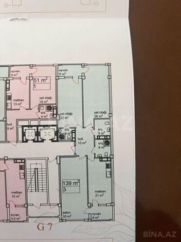 Satılır 3 otaqlı yeni tikili 139 m², Neftçilər m., photo 6 from 17