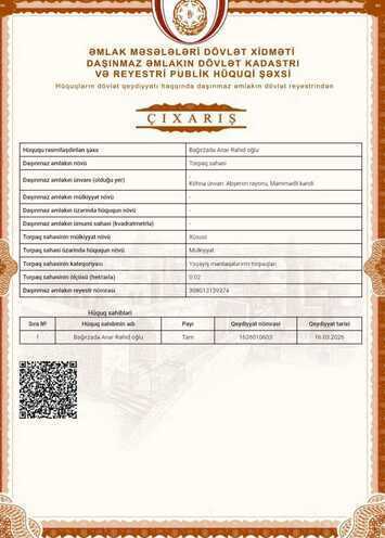 Продаётся  участок 2 сот, пос. Мамедли, photo 6 from 8