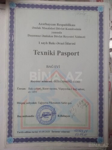 Satılır 3 otaqlı həyət evi/bağ evi 60 m², Buzovna q., photo 14 from 15