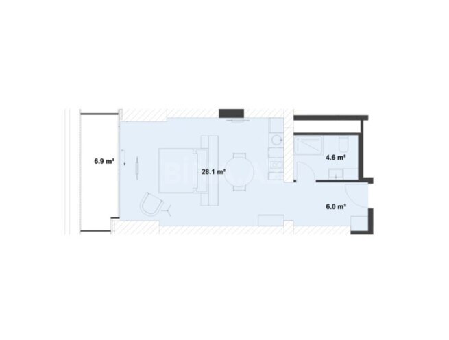 Satılır 1 otaqlı yeni tikili 56.3 m², Nardaran q., photo 9 from 10