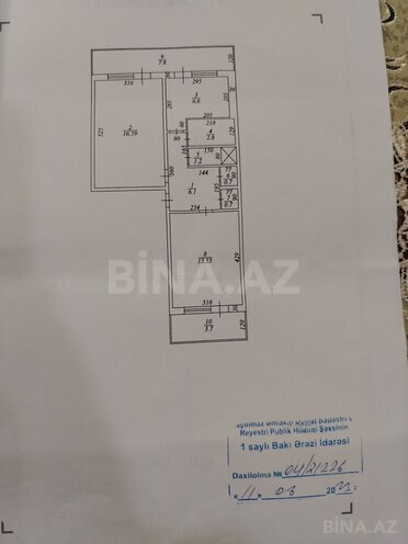 Продаётся 2-комн. вторичка 60 м², м. Ази Асланов, photo 3 from 15