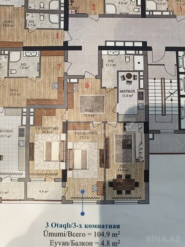 Продаётся 3-комн. новостройка 110 м², м. 28 мая, photo 4 from 8