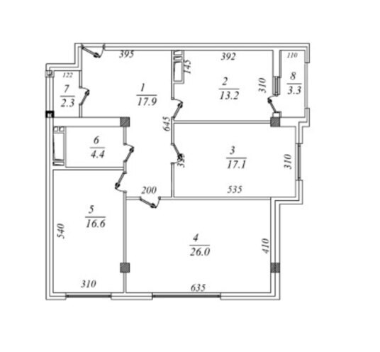 Satılır 3 otaqlı yeni tikili 115 m², Bayıl q., photo 3 from 12