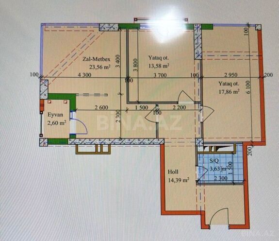 Продаётся 3-комн. новостройка 85 м², м. Нариман Нариманов, photo 4 from 14