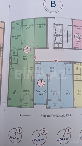 Satılır 4 otaqlı yeni tikili 166.6 m², Nəriman Nərimanov m., photo 14 from 18