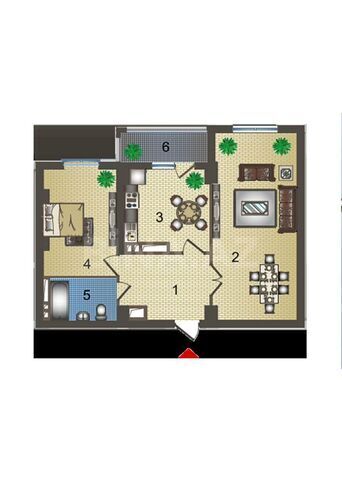 Продаётся 2-комн. новостройка 84 м², Насиминский  р., photo 8 from 16