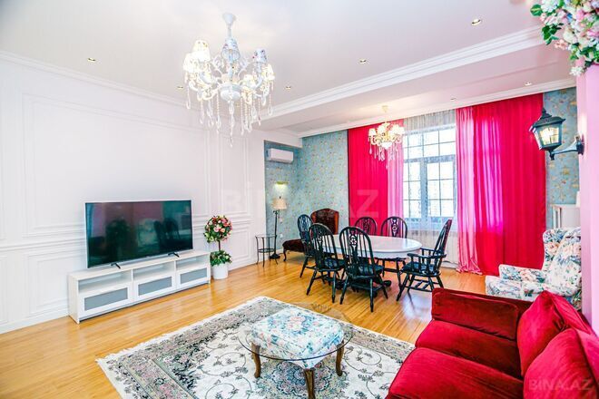 İcarəyə verilir 3 otaqlı yeni tikili 115 m², Nizami m., photo 3 from 32
