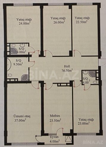 Продаётся 5-комн. новостройка 205 м², м. Шах Исмаил Хатаи, photo 3 from 11