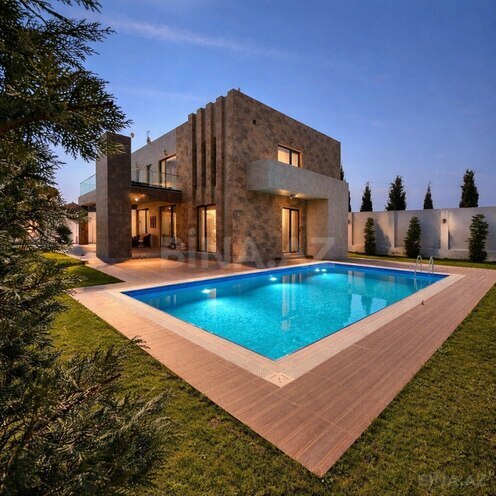 İcarəyə verilir 5 otaqlı həyət evi/bağ evi 330 m², Mərdəkan q., photo 1 from 12