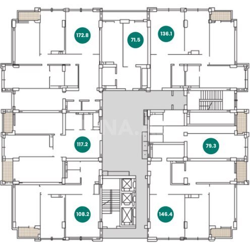 Satılır 2 otaqlı yeni tikili 71.5 m², Koroğlu m., photo 4 from 14