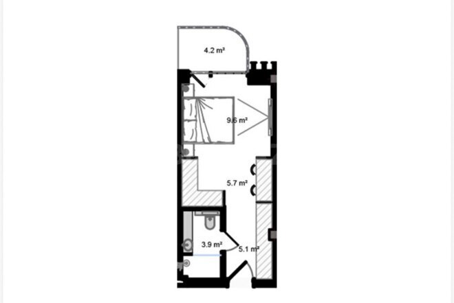 Продаётся 1-комн. новостройка 35.4 м², пос. Sea Breeze, photo 3 from 8