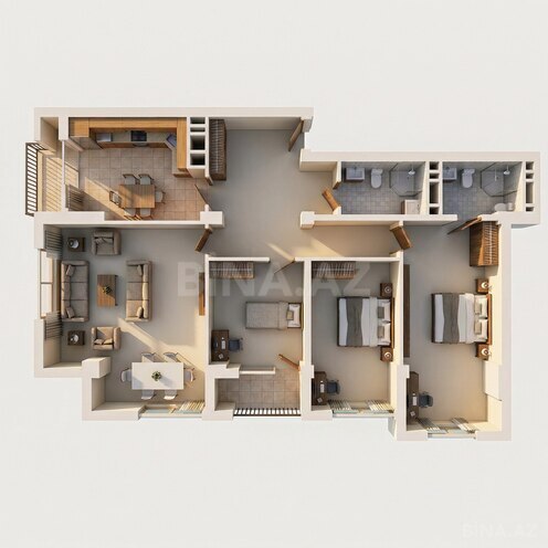 Продаётся 4-комн. новостройка 145 м², пос. Ени Ясамал, photo 15 from 16