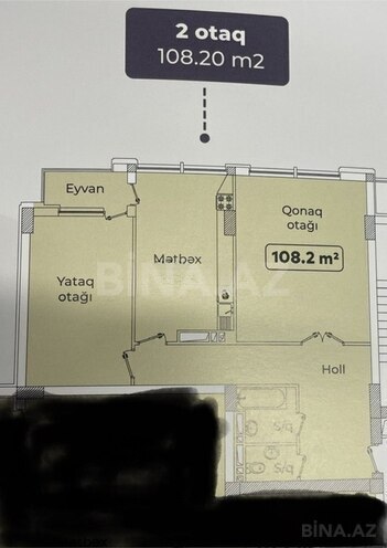 Satılır 2 otaqlı yeni tikili 108.2 m², Koroğlu m., photo 7 from 17