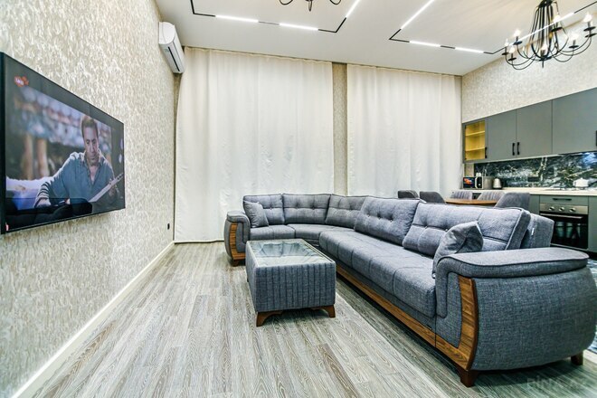 Сдаётся 3-комн. новостройка 105 м², м. Сахил, photo 1 from 28