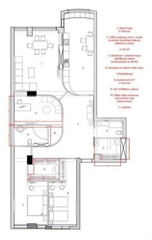 Satılır 4 otaqlı yeni tikili 177 m², Nəsimi r., photo 3 from 28