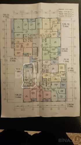 Satılır 1 otaqlı yeni tikili 73 m², Nəsimi r., photo 7 from 9